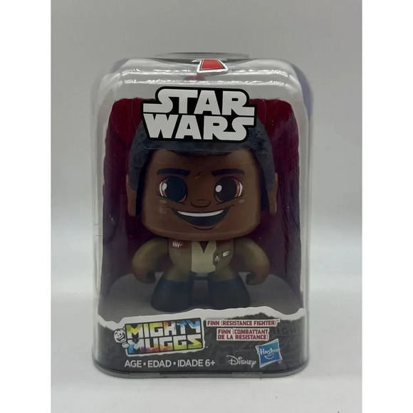 Star Wars Mighty Muggs Finn Resistance Fighter 07 With Rotating Face - Picture 1 of 3